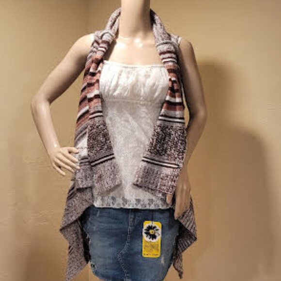 Lildy Cardigan style sweater vest - Size: S-M - Picture 4 of 7